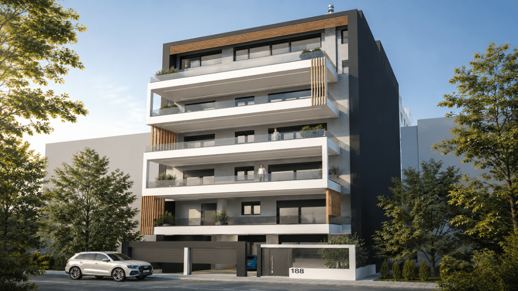ΣΩΚΡΑΤΟΥΣ 88 - εξωτερική όψη πολυκατοικίας στην Καλλιθέα